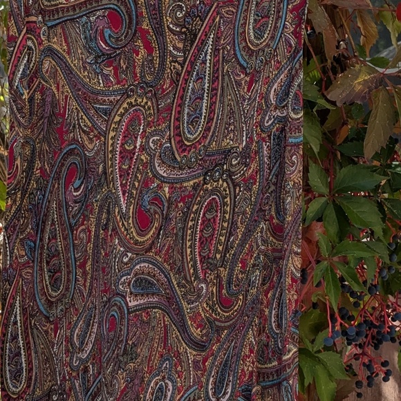 Y2K cut on the bias paisley skirt by Angie - Picture 8 of 10